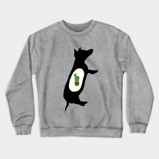 The Cow-dog ate my cactus :( Crewneck Sweatshirt by Yaalala